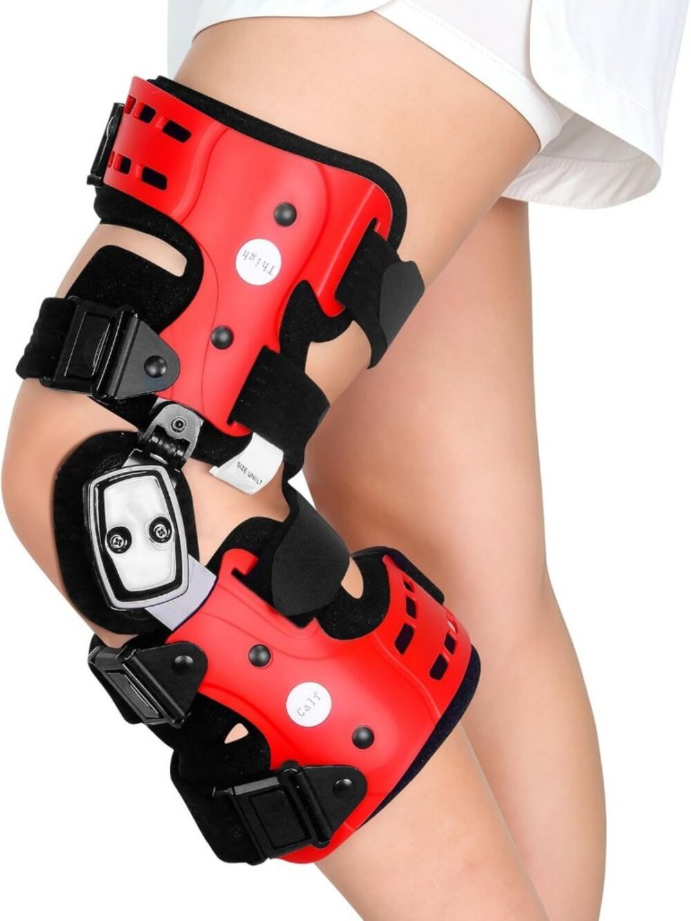 Adjustable OA Knee Brace for Joint Pain Relief, Outer Hinged Support for Active